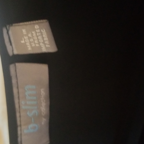 Black V-neck Side Tie Long Sleeved Dress - Picture 3 of 5